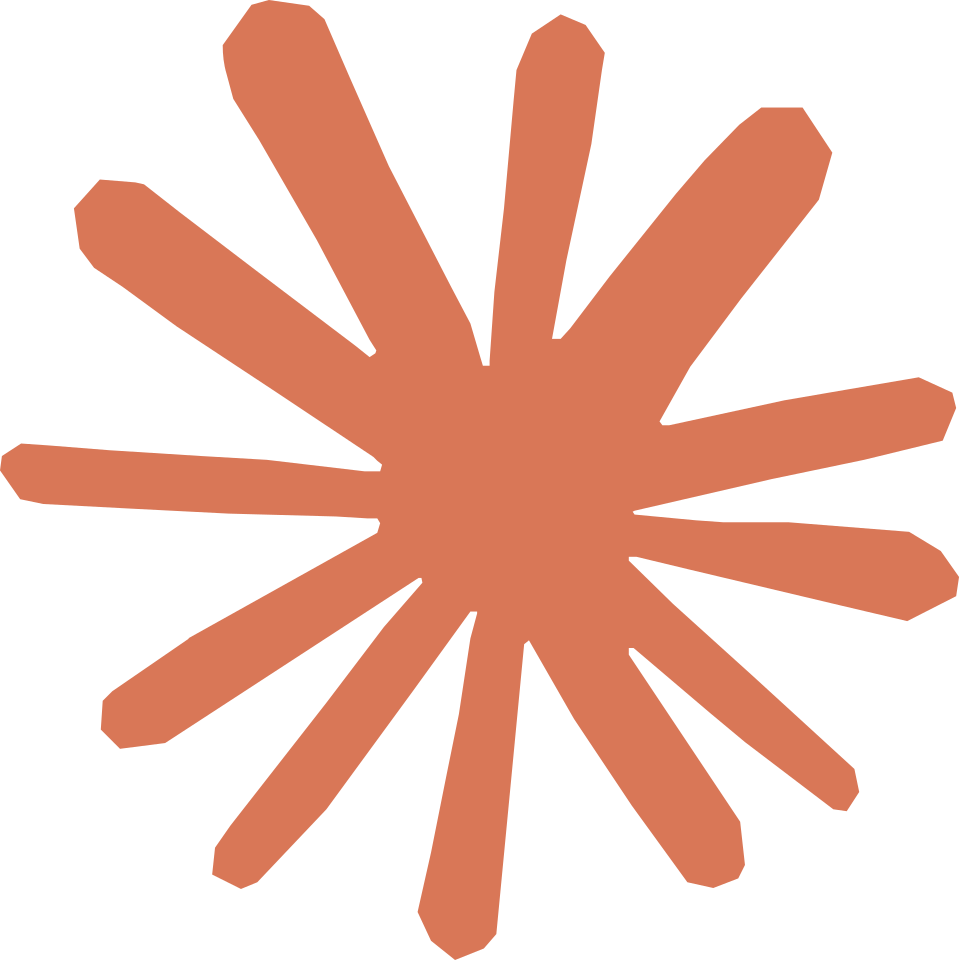 Claude AI logo orange