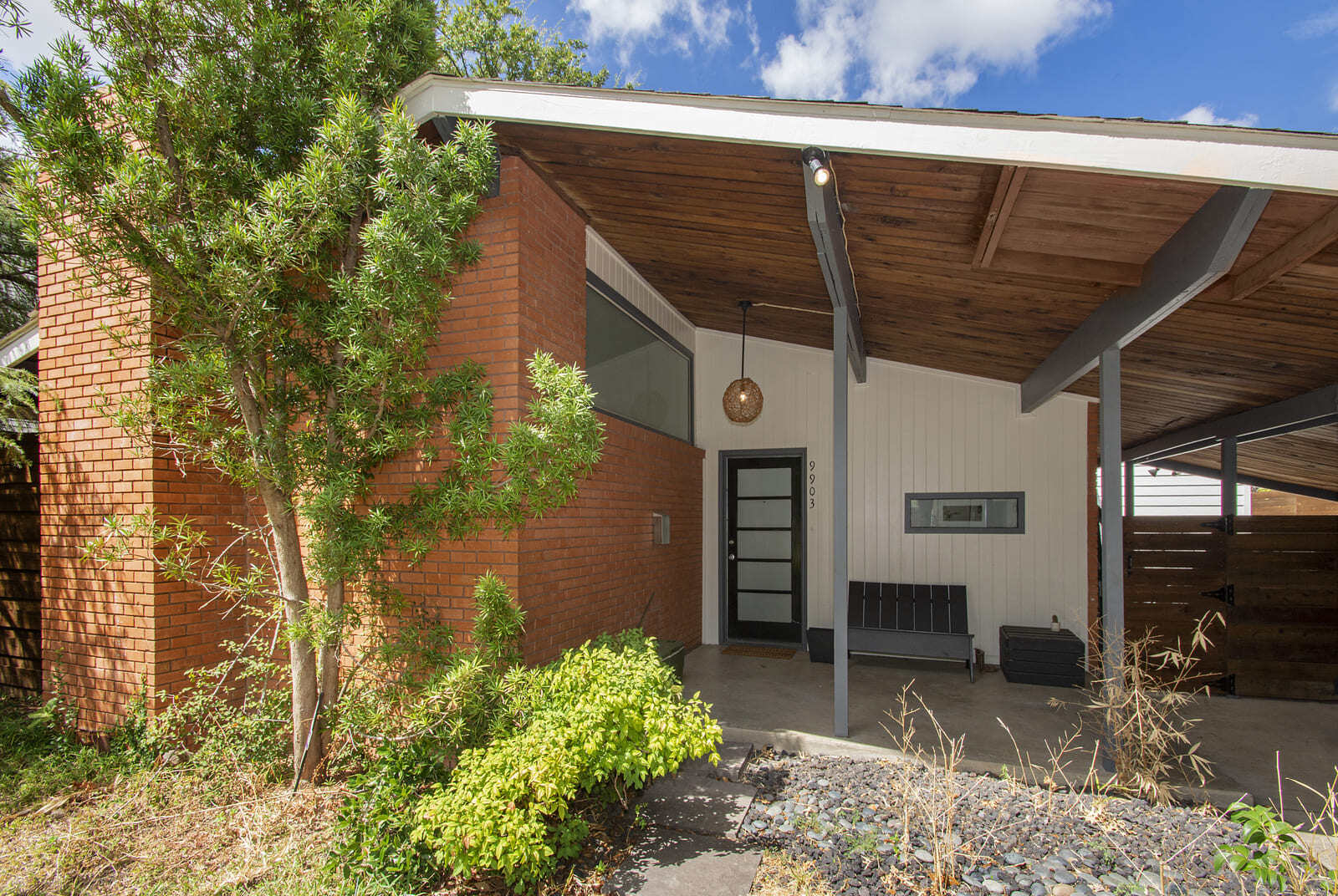 Exterior of Dallas, TX home remodel by Sardone | McLain