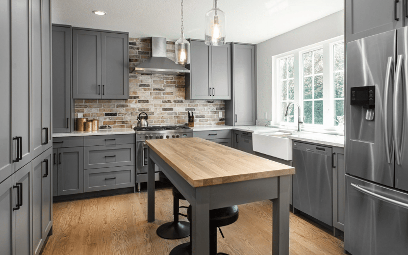 Gray Kitchen Remodel Dallas
