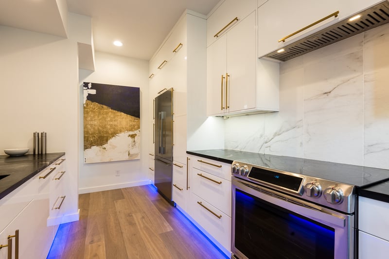 Edgy, Glam Oak Lawn Condo Renovation